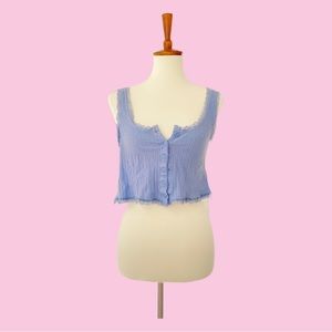 Urban Outfitters Blue Tank Top